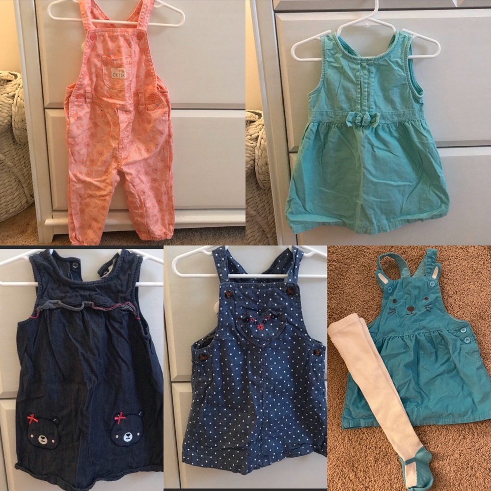 18m dress/overall lot